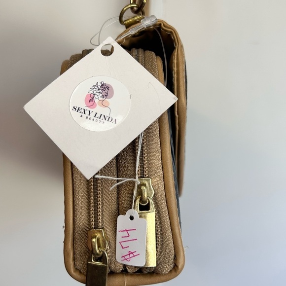 Crossbody Wallet- Tooled Mexican Hand Bag- bolsa Artisanal - Leather /Cowhide(B) - Picture 13 of 16